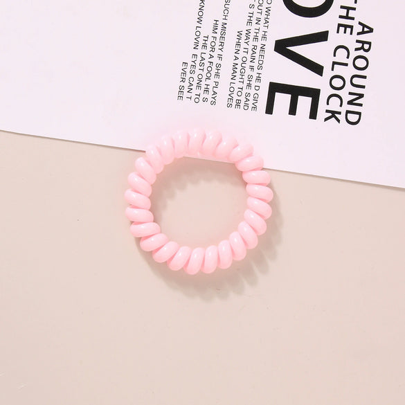 Wholesale Plastic Handmade High Elasticity Geometric Female Hair Ring Headwear
