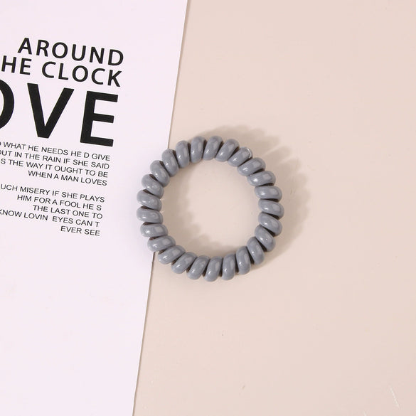 Wholesale Plastic Handmade High Elasticity Geometric Female Hair Ring Headwear