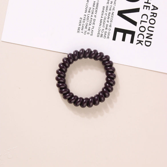 Wholesale Plastic Handmade High Elasticity Geometric Female Hair Ring Headwear