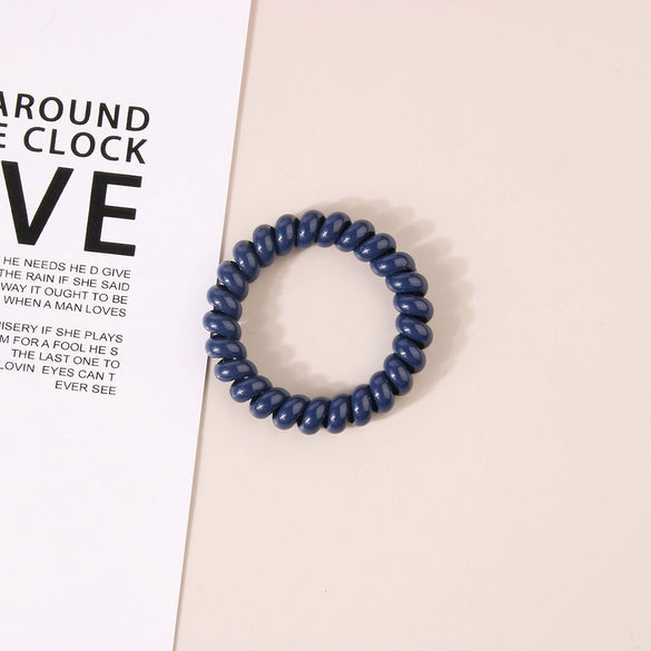 Wholesale Plastic Handmade High Elasticity Geometric Female Hair Ring Headwear