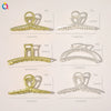 Wholesale Plastic Handmade Women's Retro Alloy Hair Clip