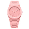 Wholesale Plastic Men's And Women's Quartz Watches With Round Dial And Stainless Steel Buckle For Exercise Style