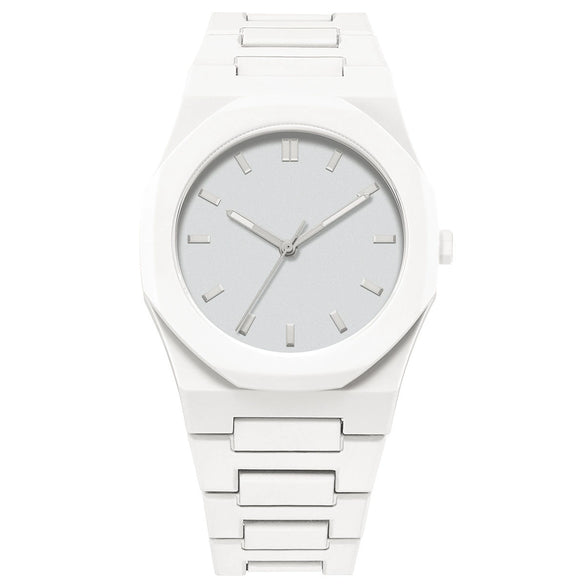 Wholesale Plastic Men's And Women's Quartz Watches With Round Dial And Stainless Steel Buckle For Exercise Style