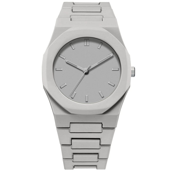 Wholesale Plastic Men's And Women's Quartz Watches With Round Dial And Stainless Steel Buckle For Exercise Style