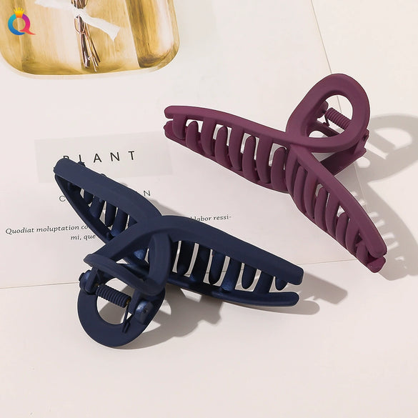 Wholesale Plastic Minimalist Geometric Handmade Women's Shark Hair Clip