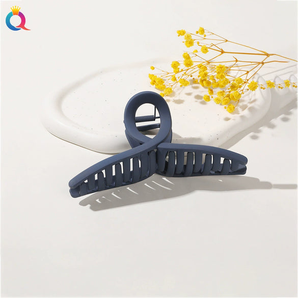 Wholesale Plastic Minimalist Geometric Handmade Women's Shark Hair Clip