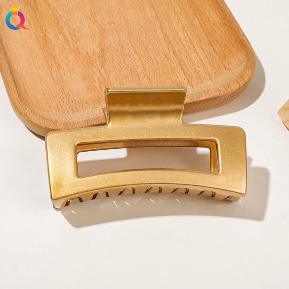 Wholesale Plastic Minimalist Geometric Handmade Women's Shark Hair Clip