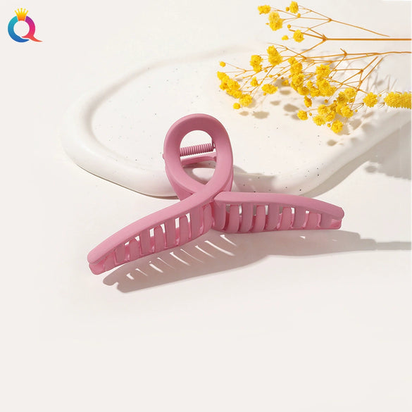 Wholesale Plastic Minimalist Geometric Handmade Women's Shark Hair Clip