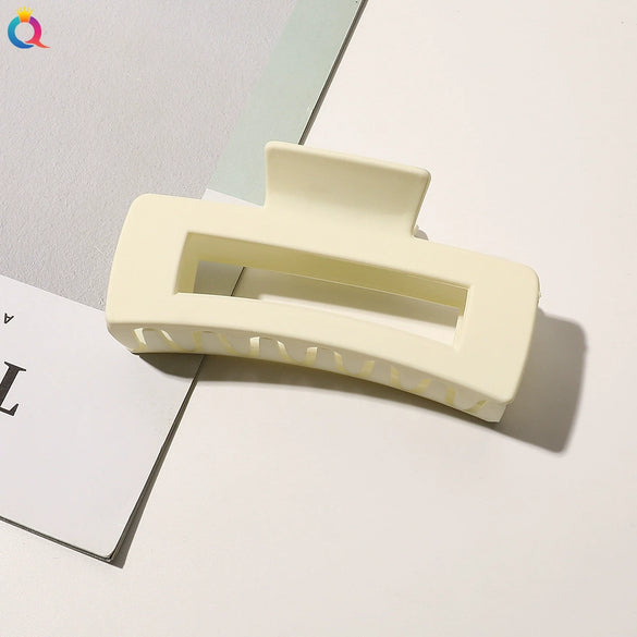 Wholesale Plastic Minimalist Geometric Handmade Women's Shark Hair Clip