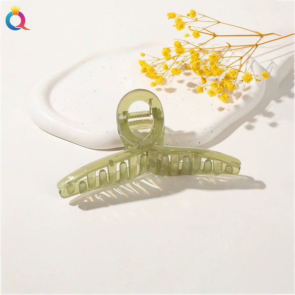 Wholesale Plastic Minimalist Geometric Handmade Women's Shark Hair Clip