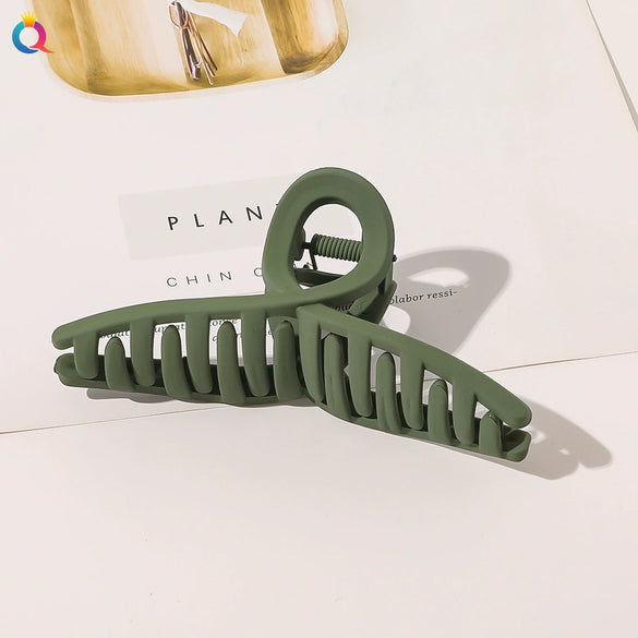 Wholesale Plastic Minimalist Geometric Handmade Women's Shark Hair Clip