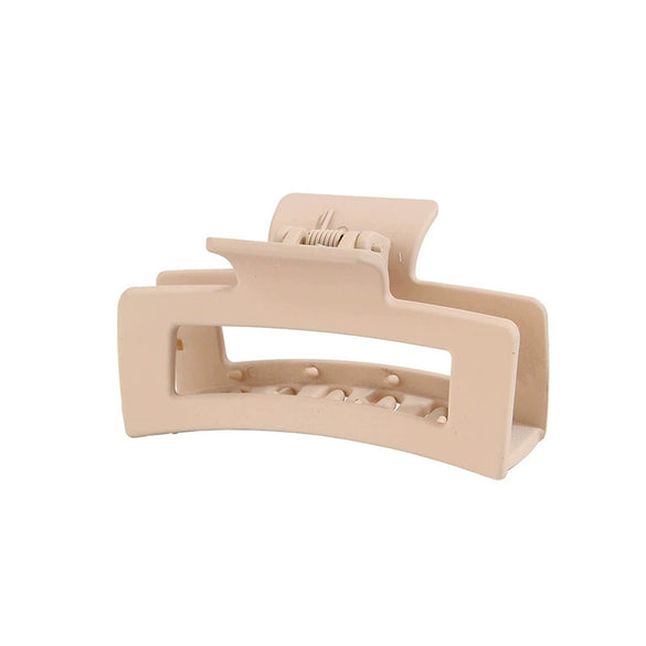 Wholesale Plastic Rectangular Claw Hair Clip For Women Fashion Ol Style With Baking Paint Treatment