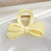 Wholesale Plastic Resin Bow Hair Clips Geometric Style Baking Paint Women Accessories