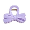 Wholesale Plastic Resin Bow Hair Clips Geometric Style Baking Paint Women Accessories
