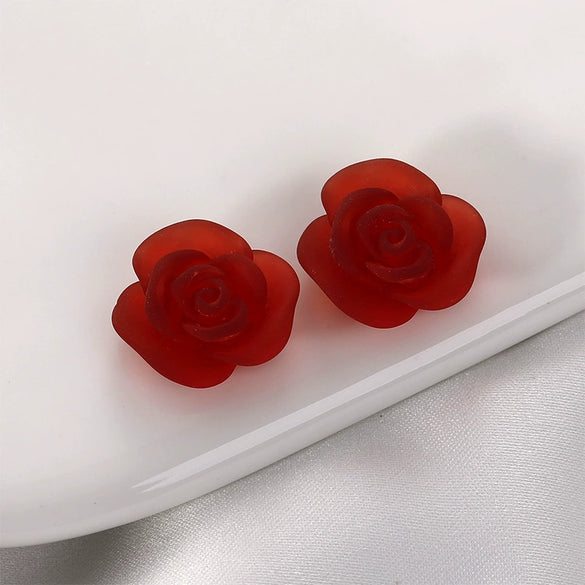 Wholesale Plastic Resin Dripping Glue Flower Shaped Diy Earrings And Hair Accessories Material
