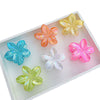 Wholesale Plastic Resin Egg Flower Grab Clip For Women With Electroplating Little Fresh Style