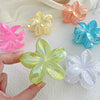 Wholesale Plastic Resin Egg Flower Grab Clip For Women With Electroplating Little Fresh Style