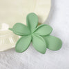Wholesale Plastic Resin Hair Disc Flower Duckbill Clip Grab Clip Hairpin Women's Highend Headwear With Geometric Plant Flowers Style And Polishing Treatment