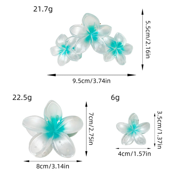 Wholesale Plastic Resin Handmade Lovely Flower Style Hairpin