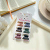 Wholesale Plastic Resin Handmade Simple Geometric Women's Hair Accessories Grab Clip