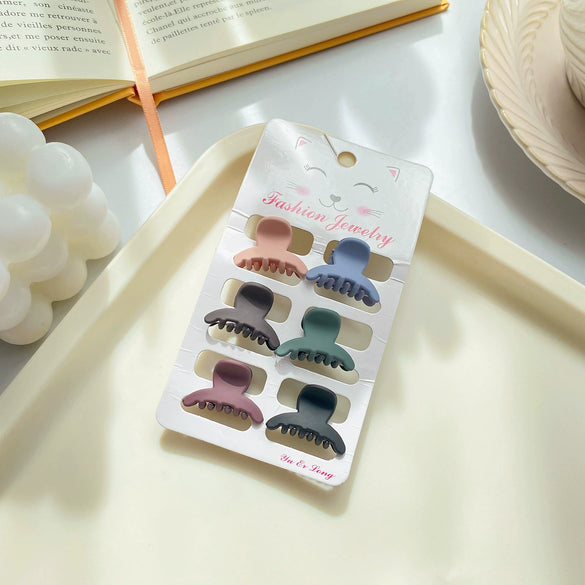 Wholesale Plastic Resin Handmade Simple Geometric Women's Hair Accessories Grab Clip