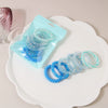 Wholesale Plastic Resin High Elastic Dopamine Candy Color Hair Bands With Baking Varnish Treatment