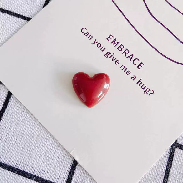 Wholesale Plastic Resin Love Sequins Peach Heart Convex Diy Accessories