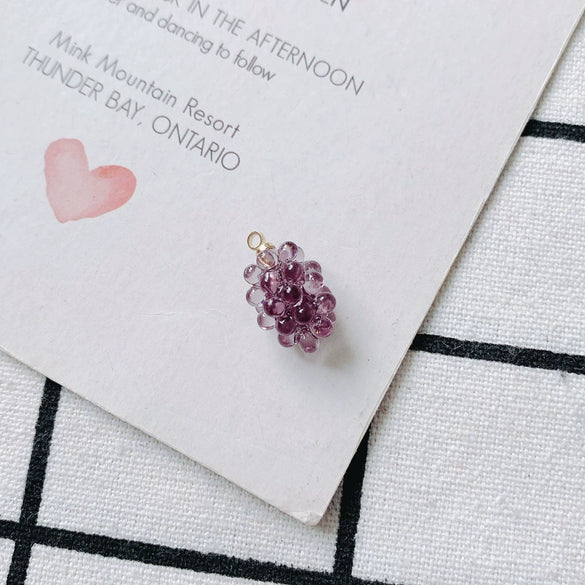 Wholesale Plastic Resin Mini Fruit Shape Pendant Jewelry Accessories