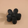 Wholesale Plastic Resin Petal Flower Hair Clips For Women Fashion Ol Style With Baking Paint Treatment