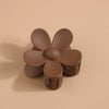Wholesale Plastic Resin Petal Flower Hair Clips For Women Fashion Ol Style With Baking Paint Treatment
