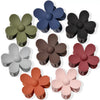 Wholesale Plastic Resin Petal Flower Hair Clips For Women Fashion Ol Style With Baking Paint Treatment