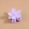 Wholesale Plastic Resin Petal Flower Hair Clips For Women Fashion Ol Style With Baking Paint Treatment