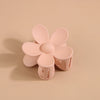 Wholesale Plastic Resin Petal Flower Hair Clips For Women Fashion Ol Style With Baking Paint Treatment