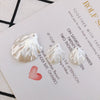 Wholesale Plastic Resin Petal Imitation Shell Hair Accessories And Earrings