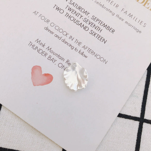 Wholesale Plastic Resin Petal Imitation Shell Hair Accessories And Earrings