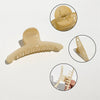 Wholesale Plastic Resin Simple Geometric Baking Paint Shark Clip Hair Accessories For Women