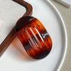 Wholesale Plastic Resin Simple Geometric Oval Duckbill Hair Clip With Baking Paint