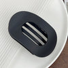 Wholesale Plastic Resin Simple Geometric Oval Duckbill Hair Clip With Baking Paint