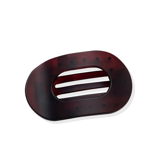 Wholesale Plastic Resin Simple Geometric Oval Duckbill Hair Clip With Baking Paint
