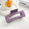 Wholesale Plastic Resin Simple Retro Hollow Square Handmade Women's Hair Grip Hair Accessories