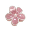 Wholesale Plastic Resin Small Fresh Frangipani Baking Paint Hair Clip For Girls
