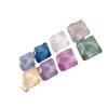 Wholesale Plastic Resin Square Asymmetrical Concave And Convex Water Ripple Sparkling Earring Patch Mobile Phone Case Accessories