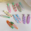 Wholesale Plastic Resin Sweet Handmade Women's Duckbill Hairpin For Front Broken Hair