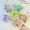 Wholesale Plastic Resin Sweet Plant Flower Handmade Hair Shark Clip