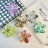 Wholesale Plastic Resin Sweet Plant Flower Handmade Hair Shark Clip