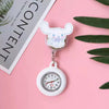 Wholesale Plastic Retractable Nurse Watch Cartoon Style Round Dial Luminous