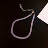 Wholesale Plastic Zircon Horseshoe Buckle Geometric Minimalist Bracelet