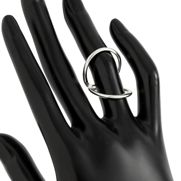 Wholesale Platinum Exaggerated Smooth Hug Water Drop Spring Bracelet For Women With Geometric Style And Electroplating Treatment