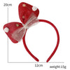 Wholesale Plush And Cloth Christmas Bow Headband Semimanual Semimechanical Hair Accessories