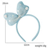Wholesale Plush And Cloth Christmas Bow Headband Semimanual Semimechanical Hair Accessories